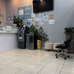Moonrise Body Work - Lobby area with soft music playing in the background