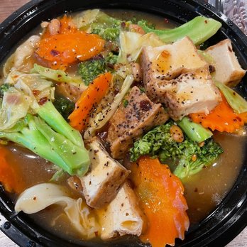 Thai Basil - Pad-rad-nar with tofu (made vegan) - Thai Near Me - Phoenix, Arizona