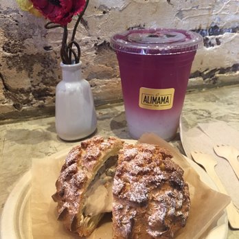 AlimamaTea - Lychee Rose Tea with Boba Milk Tea Creme Puff - Desserts Near Me - New York, New York AlimamaTea - Lychee Rose Tea with Boba Milk Tea Creme Puff - Desserts Near Me - New York, New York