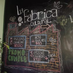 La Fabrica Cultural - Promo de cumple escrita en la pared