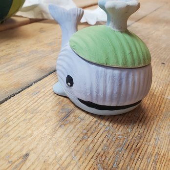 The Painted Pot - Finished whale prior to getting fired up - Paint-Your-Own Pottery Near Me - Rochester, Michigan The Painted Pot - Finished whale prior to getting fired up - Paint-Your-Own Pottery Near Me - Rochester, Michigan