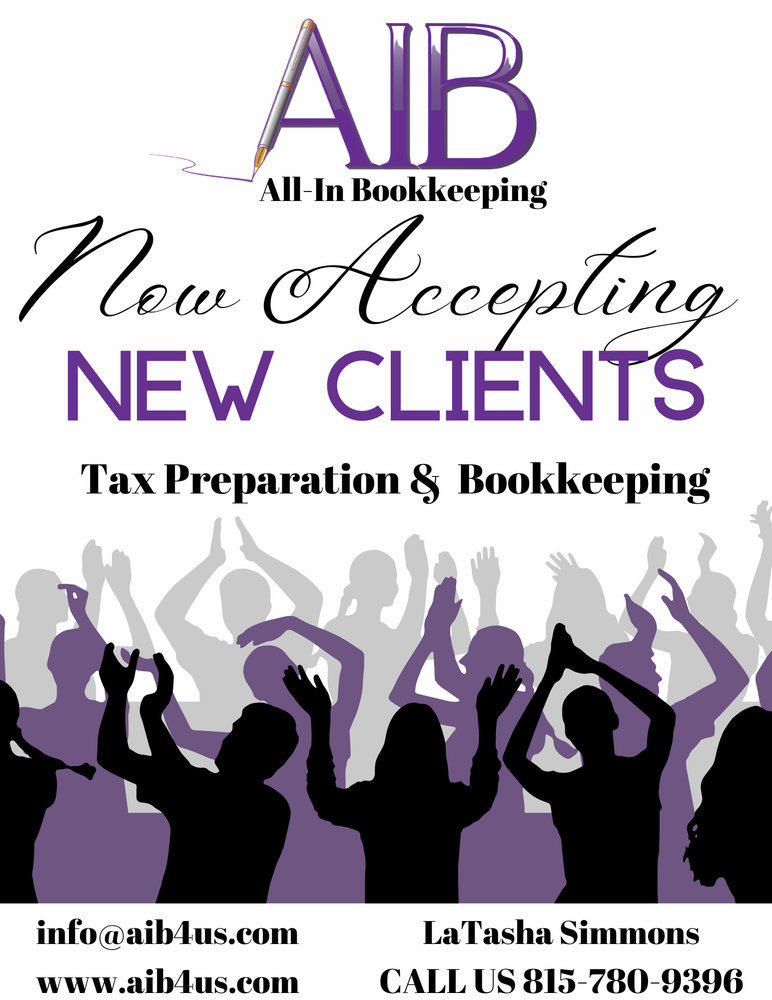 ALLIN BOOKKEEPING Request Consultation Bloomington, Illinois Tax