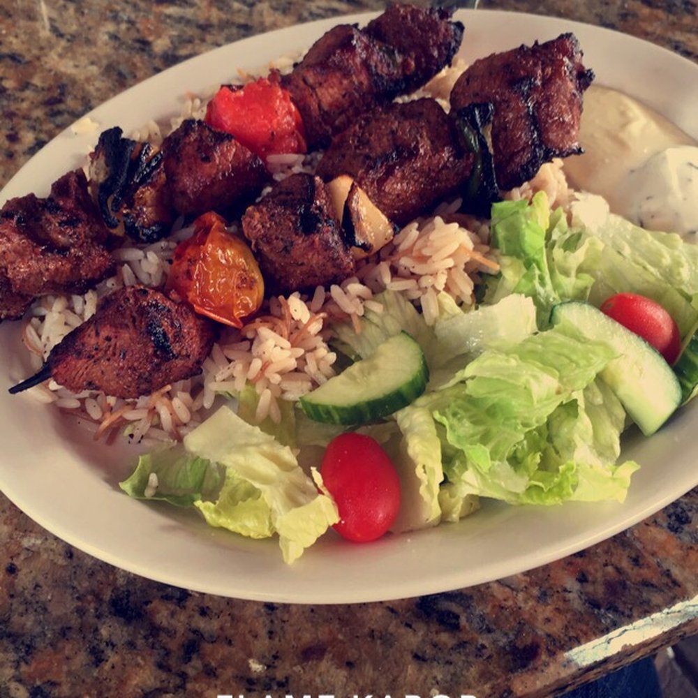 Flame Kabob - sheesh kabob platter - Middle Eastern Near Me - Orlando, Florida Flame Kabob - sheesh kabob platter - Middle Eastern Near Me - Orlando, Florida