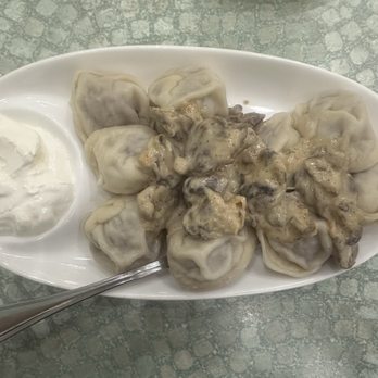 Oceanview Cafe - Pelmeni with mushroom sauce - Cafes Near Me - Brooklyn, New York