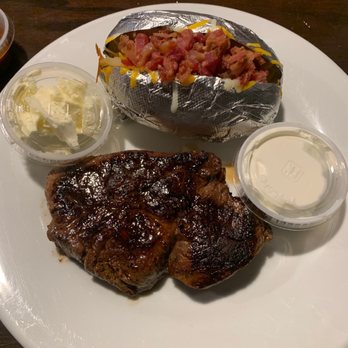 Tumbleweeds Steak and Tavern - 8oz steak with loaded bake potatoe - Steakhouses Near Me - Lenoir, North Carolina