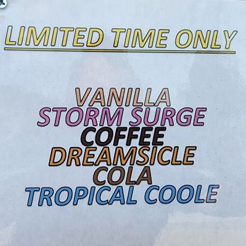 Zink's Snow Cones - Limited Time Flavors as of 08/2024 - Shaved Ice Near Me - South Houston, Texas Zink's Snow Cones - Limited Time Flavors as of 08/2024 - Shaved Ice Near Me - South Houston, Texas
