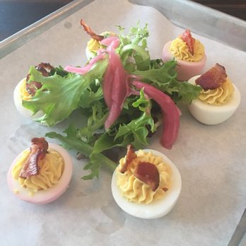 West Oak Nosh - Deviled eggs are nicely presented - German Near Me - Lodi, California West Oak Nosh - Deviled eggs are nicely presented - German Near Me - Lodi, California