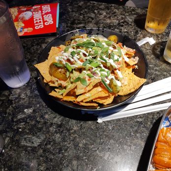 Topgolf - loaded nachos - Golf Near Me - Little Rock, Arkansas
