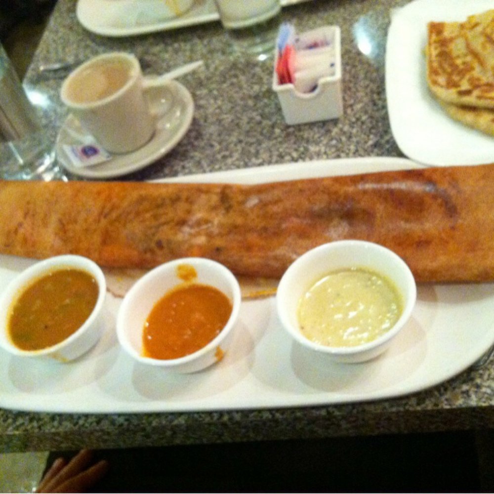 Udupi Indian Vegetarian & Vegan Cuisine - Huge mysore masala dosai, thick chai, aloo partha bread - yum! - Indian Near Me - Tempe, Arizona