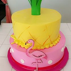 Zummy's Cakes - Flamingo cake