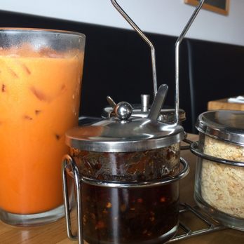 Birdseye Kitchen - Thai iced tea and spices with crushed peanuts. Love 'em! - Vietnamese Near Me - Encinitas, California