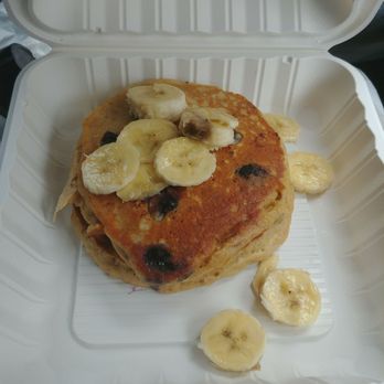 Loaded Cafe - Multi grain honey blueberry pancakes - Breakfast & Brunch Near Me - Gardena, California Loaded Cafe - Multi grain honey blueberry pancakes - Breakfast & Brunch Near Me - Gardena, California