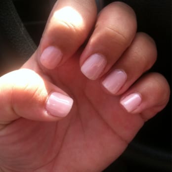 AK Nails & Spa - Love this nudey pink! - Nail Salons Near Me - Concord, California