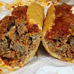 Pickled Pig Deli - Perfect sub roll overflowing with meatball goodness!!