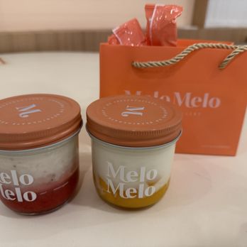 MeloMelo Coconut Dessert - Strawberry Coconut Jelly - Desserts Near Me - Irvine, California MeloMelo Coconut Dessert - Strawberry Coconut Jelly - Desserts Near Me - Irvine, California