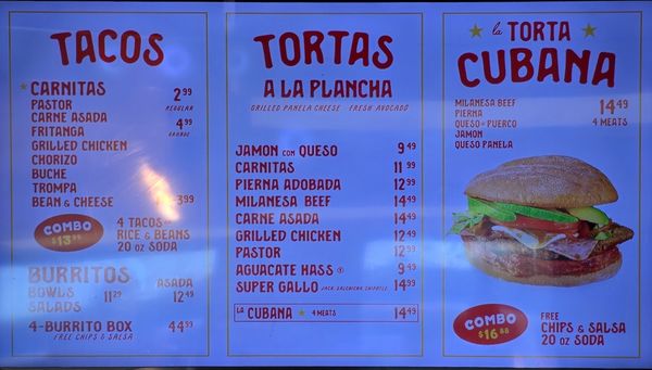 Menu photo 2 El Gallo Giro San Fernando, CA Menu photo 2 El Gallo Giro San Fernando, CA