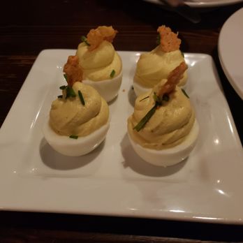 The Pantry Restaurant - Had to try as I love Deviled Eggs. These were not really my usual recipe. My wife told me it is an acquired taste??? - Bars Near Me - Little Rock, Arkansas The Pantry Restaurant - Had to try as I love Deviled Eggs. These were not really my usual recipe. My wife told me it is an acquired taste??? - Bars Near Me - Little Rock, Arkansas