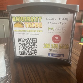 University Tacos - Mexican Near Me - Birmingham, Alabama University Tacos - Mexican Near Me - Birmingham, Alabama