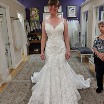 Jaclyn's Bridal - Front of dress two, not my fav.. but the BACK. Did love how this dress had two different layers of lace. It was quite lovely. - Bridal Near Me - Costa Mesa, California Jaclyn's Bridal - Front of dress two, not my fav.. but the BACK. Did love how this dress had two different layers of lace. It was quite lovely. - Bridal Near Me - Costa Mesa, California