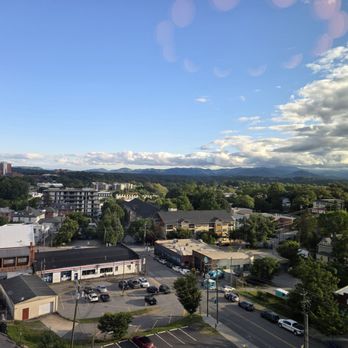 Wildwood Still - Indoor view over the city and mountains - Whiskey Bars Near Me - Asheville, North Carolina