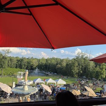 ZincHouse Winery & Brewery - Views of the line of food trucks from upstairs - 7/3 - Venues & Event Spaces Near Me - Durham, North Carolina