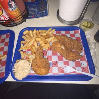 Galactic Fried Chicken - Chicken tenders, seasoned fries and coleslaw! - Chicken Shop Near Me - Dayton, Kentucky