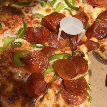 Mike's Pizza - Suppose to be a pepperoni and bell pepper pizza - Pizza Near Me - San Dimas, California Mike's Pizza - Suppose to be a pepperoni and bell pepper pizza - Pizza Near Me - San Dimas, California