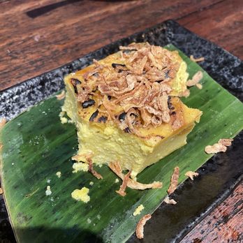Kin Thai Street Eatery - Baked Pumpkin Custard (Kanom Moh Keang) - Thai Near Me - Sacramento, California Kin Thai Street Eatery - Baked Pumpkin Custard (Kanom Moh Keang) - Thai Near Me - Sacramento, California