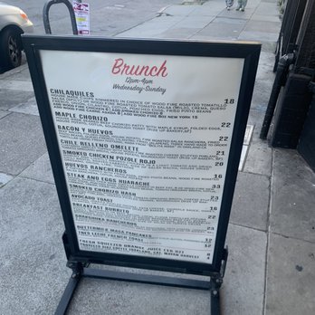 Plow - Brunch menu - Breakfast & Brunch Near Me - San Francisco, California