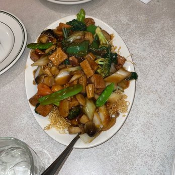 Three Happiness - Noodles veggie fried rice with tofu - Dim Sum Near Me - Chicago, Illinois