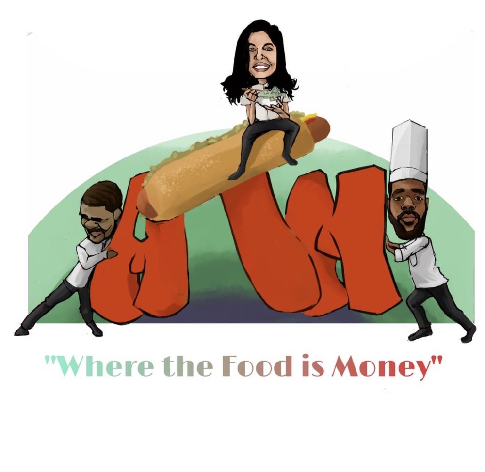 ATM’s where the food is money Logo