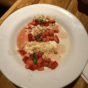 OSTE - Strawberry Pan-cotta - Italian Near Me - Los Angeles, California