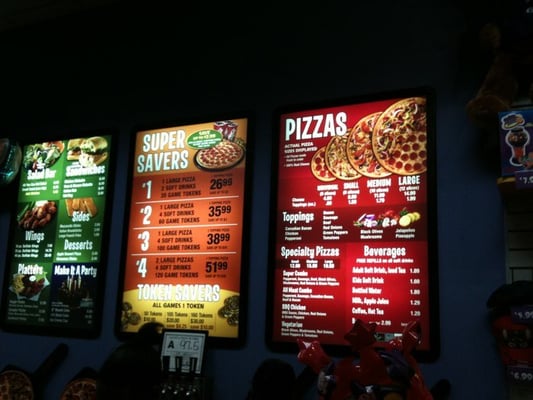 Menu photo 2 Chuck E. Cheese Durham, NC
