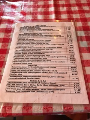 Menu photo 4 Wagon Wheel Saloon Patagonia, AZ