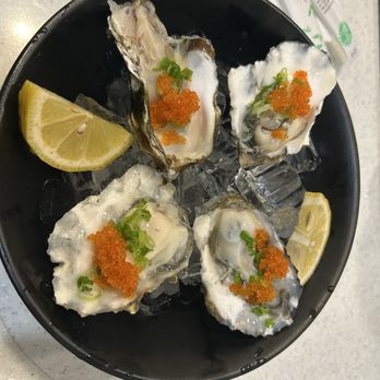 Kakuna Sushi - Oysters (2 per order from ayce) - Sushi Bars Near Me - San Leandro, California Kakuna Sushi - Oysters (2 per order from ayce) - Sushi Bars Near Me - San Leandro, California