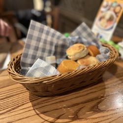 Cracker Barrel Old Country Store - Fresh biscuits and corn bread