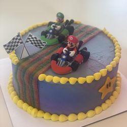 Baskin-Robbins - Custom Mario ice cream cake