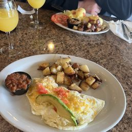 White Lightning and Salmon Benedict