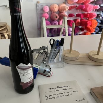 Tutu - Anniversary card and wine - Art Classes Near Me - Palo Alto, California