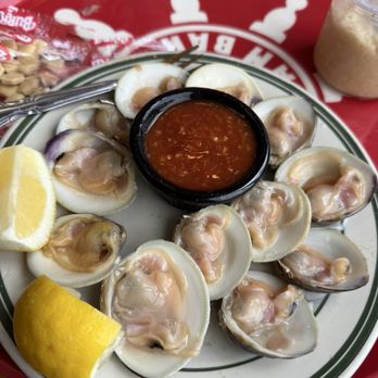 Peter's Clam Bar - Clams on 1/2 shell - Seafood Near Me - Island Park, New York Peter's Clam Bar - Clams on 1/2 shell - Seafood Near Me - Island Park, New York
