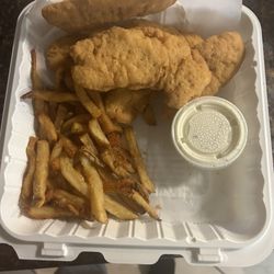 Sliderz All American Bar And Grill - Once the chicken tenders were moved. The amount of French fries given