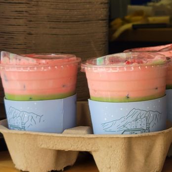 Ohana Hui Cafe - Strawberry matcha lattes - Coffee & Tea Near Me - Honolulu, Hawaii