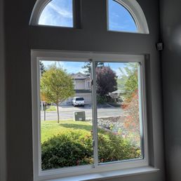 Interior view of newly installed Anlin Catalina front windows