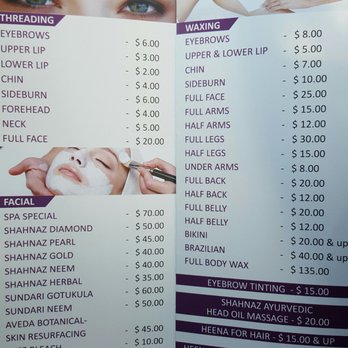 Mina's Brows & Spa - A long list of offerings! - Threading Services Near Me - Morrisville, North Carolina