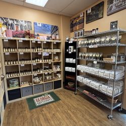 The Salt Table - Factory Shop - Our Factory Shop features all local Salt Table products and other Georgia Grown specialty foods as well as crafts, and a local canvas photo.