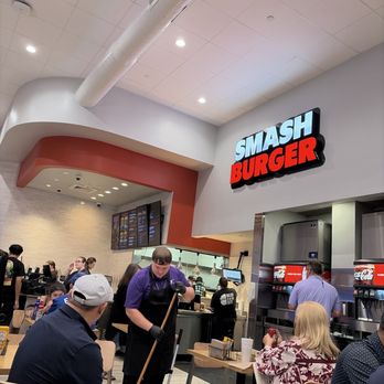 Smashburger - View of the action packed Smash Burger - Burgers Near Me - Durant, Oklahoma Smashburger - View of the action packed Smash Burger - Burgers Near Me - Durant, Oklahoma