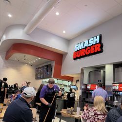 Smashburger - View of the action packed Smash Burger