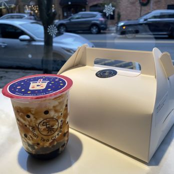 Noon Tea Creperie - Brown Sugar Boba Ceylon Milk Tea 16oz and Oreo crepe cake - Desserts Near Me - Madison, New Jersey Noon Tea Creperie - Brown Sugar Boba Ceylon Milk Tea 16oz and Oreo crepe cake - Desserts Near Me - Madison, New Jersey