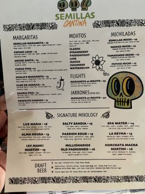 Menu photo 8 Semillas Cantina Chino Hills, CA