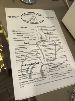 Menu photo 2 Croissant & Co Venice, FL Menu photo 2 Croissant & Co Venice, FL